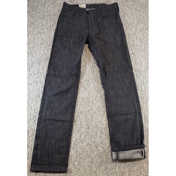 RARE Discontinued Levi 505 Commuter Selvedge Jeans 30x32 Gray Stretch Biking NWT